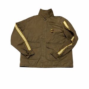 Vintage UPS delivery jacket used size Large mens